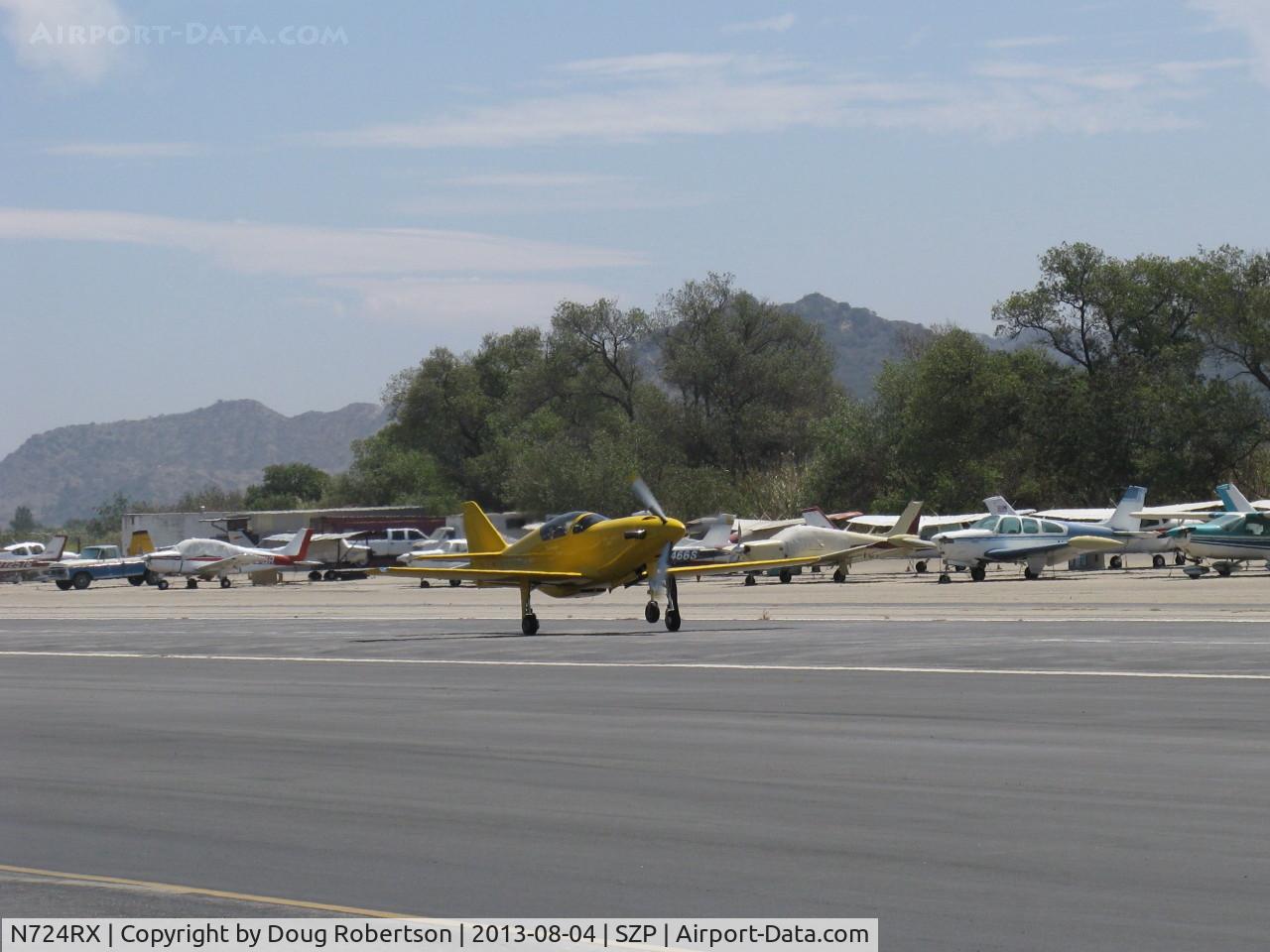 N724RX, 2006 Legend Aircraft Legend C/N 001, 2006 Snead SPECIAL TURBINE LEGEND, Walter M601-D Turbine, 724 shp, reversible-pitch prop, landing roll Rwy 22