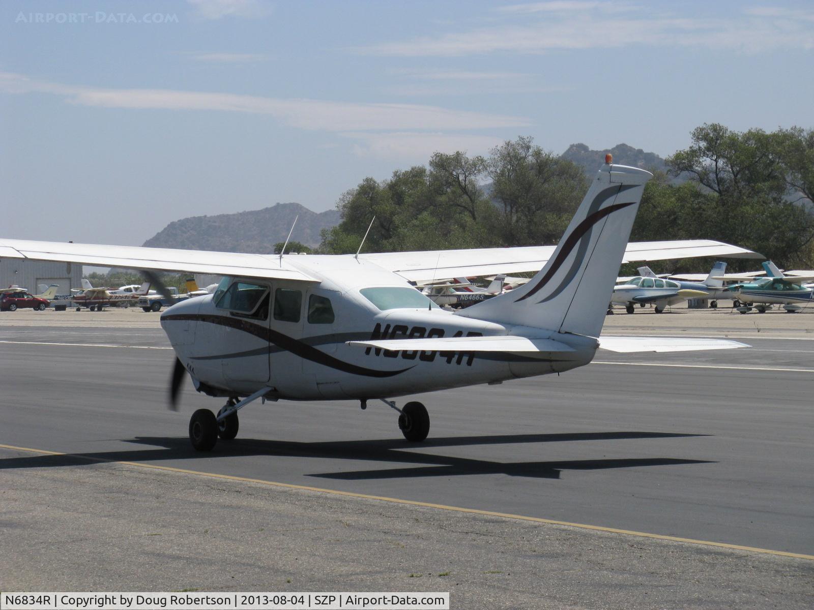 N6834R, 1966 Cessna T210G Turbo Centurion C/N T210-0234, 1966 Cessna T210G TURBO CENTURION, Continental TSIO-520-C 285 Hp, fixed-gear conversion with less weight, more interior space, lower insurance & maint. costs. Taxi