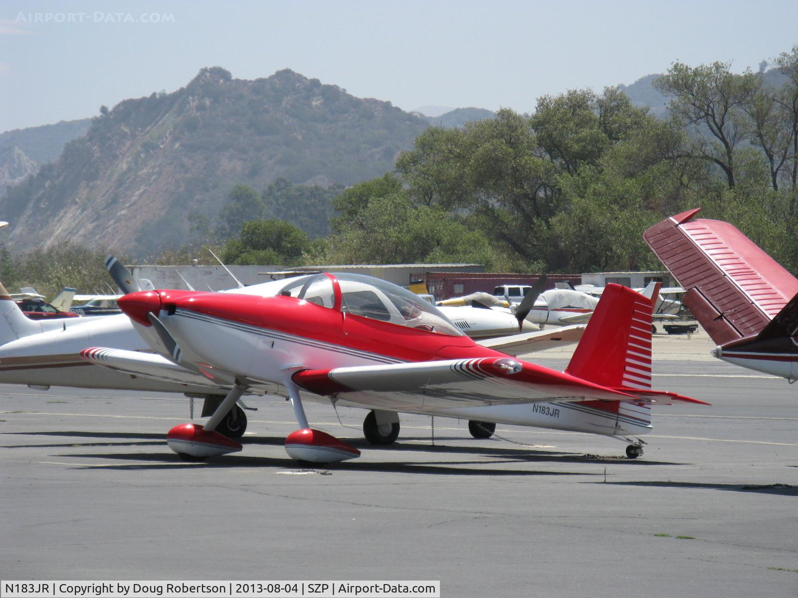 N183JR, Vans RV-8 C/N 80110, 2009 Rausch VAN's RV-8