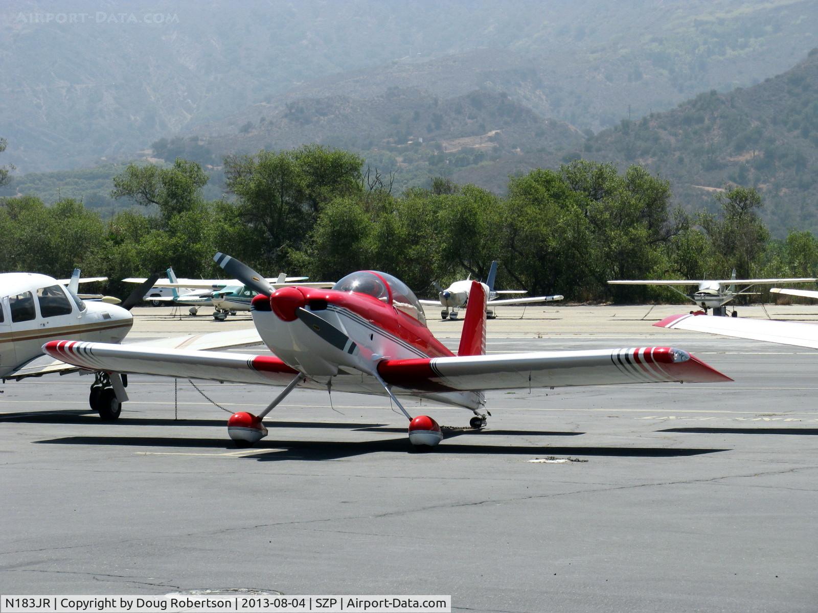 N183JR, Vans RV-8 C/N 80110, 2009 Rausch VAN's RV-8