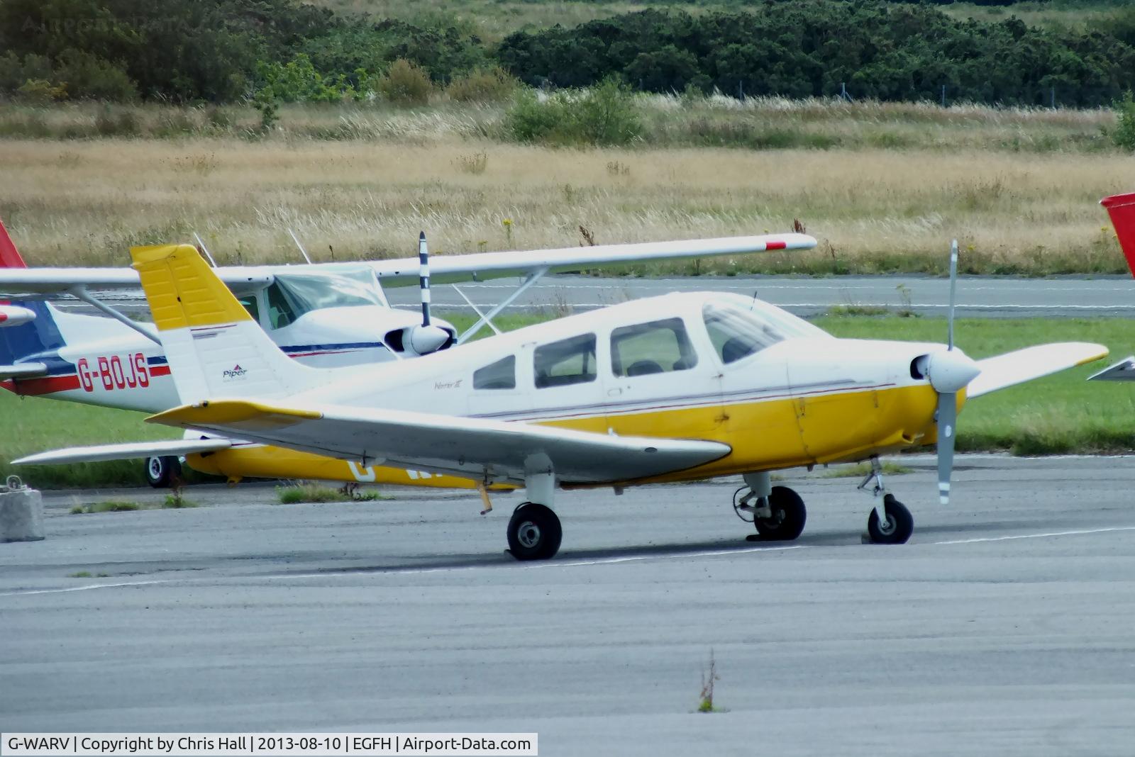 G-WARV, 1998 Piper PA-28-161 Cherokee Warrior III C/N 2842036, Bickerton's Aerodromes Ltd