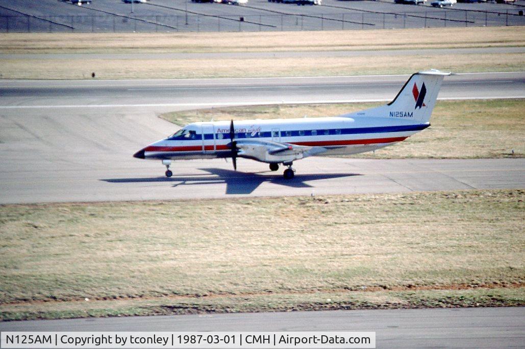 N125AM, 1986 Embraer EMB-120ER Brasilia C/N 120.017, Embraer EMB-120ER N125AM C/N 120.017 Yr Mfg 1986 Registration Cancel Date: 2009-02-09 @ Port Columbus (CMH) Mar 1987