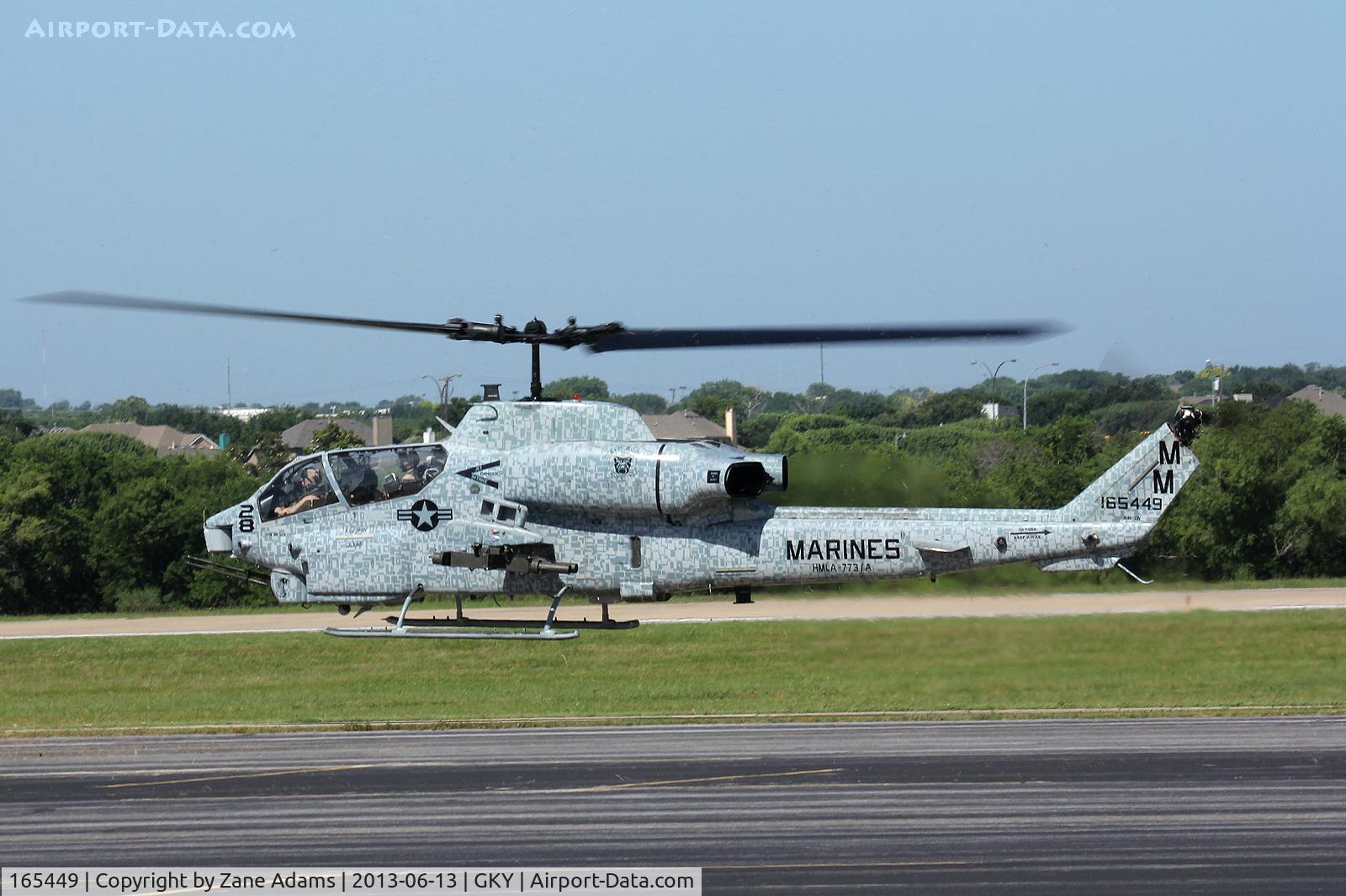 165449, Bell AH-1W Super Cobra C/N Not found 165449, Departing Arlington Municipal Airport
