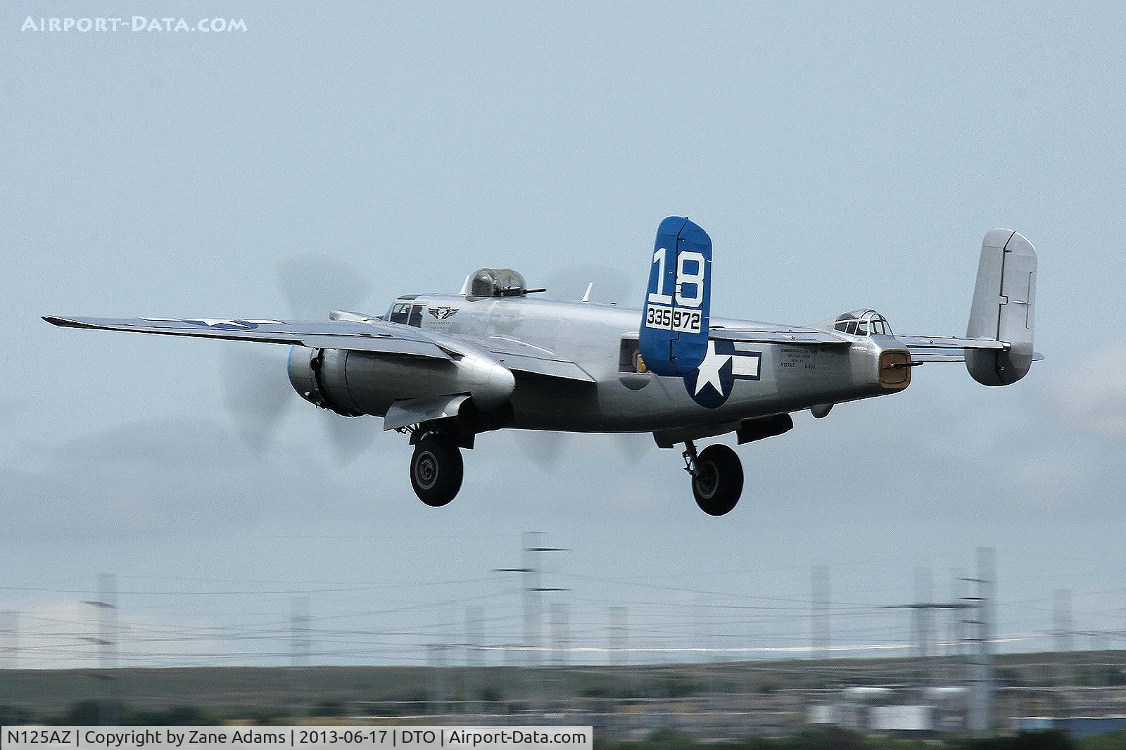 N125AZ, 1960 North American TB-25N Mitchell C/N 108-35262, CAF B-25 