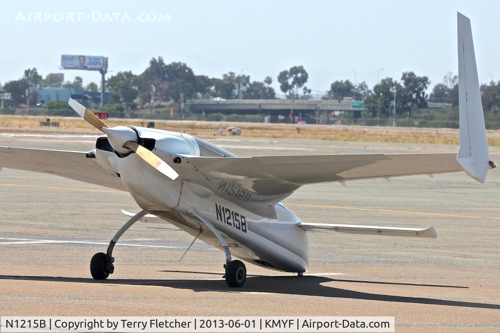 N1215B, 1991 Rutan Long-EZ C/N 1638, At Montgomery Field , San Diego , California