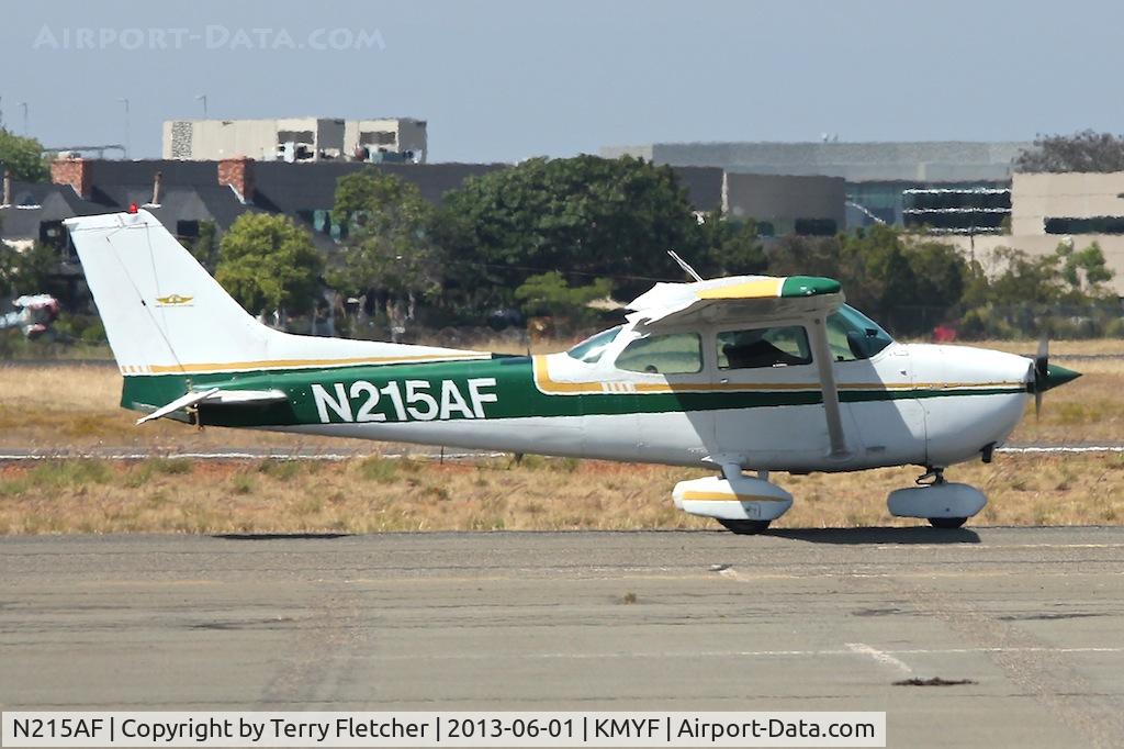 N215AF, 1978 Cessna 172N C/N 17270844, At Montgomery Field , San Diego , California