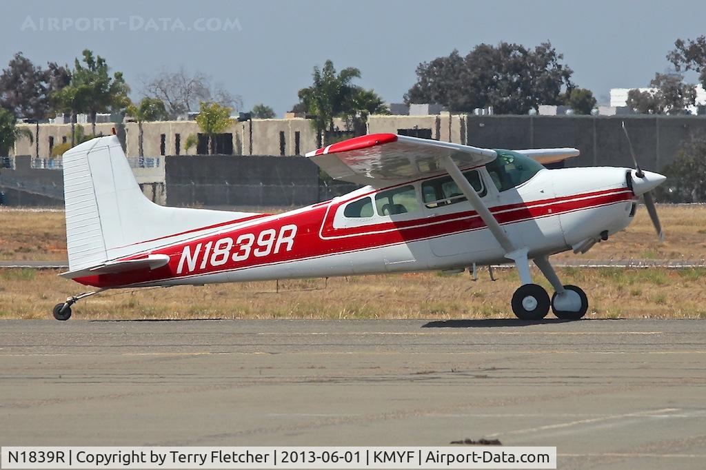N1839R, 1974 Cessna A185F Skywagon 185 C/N 18502554, At Montgomery Field , San Diego , California