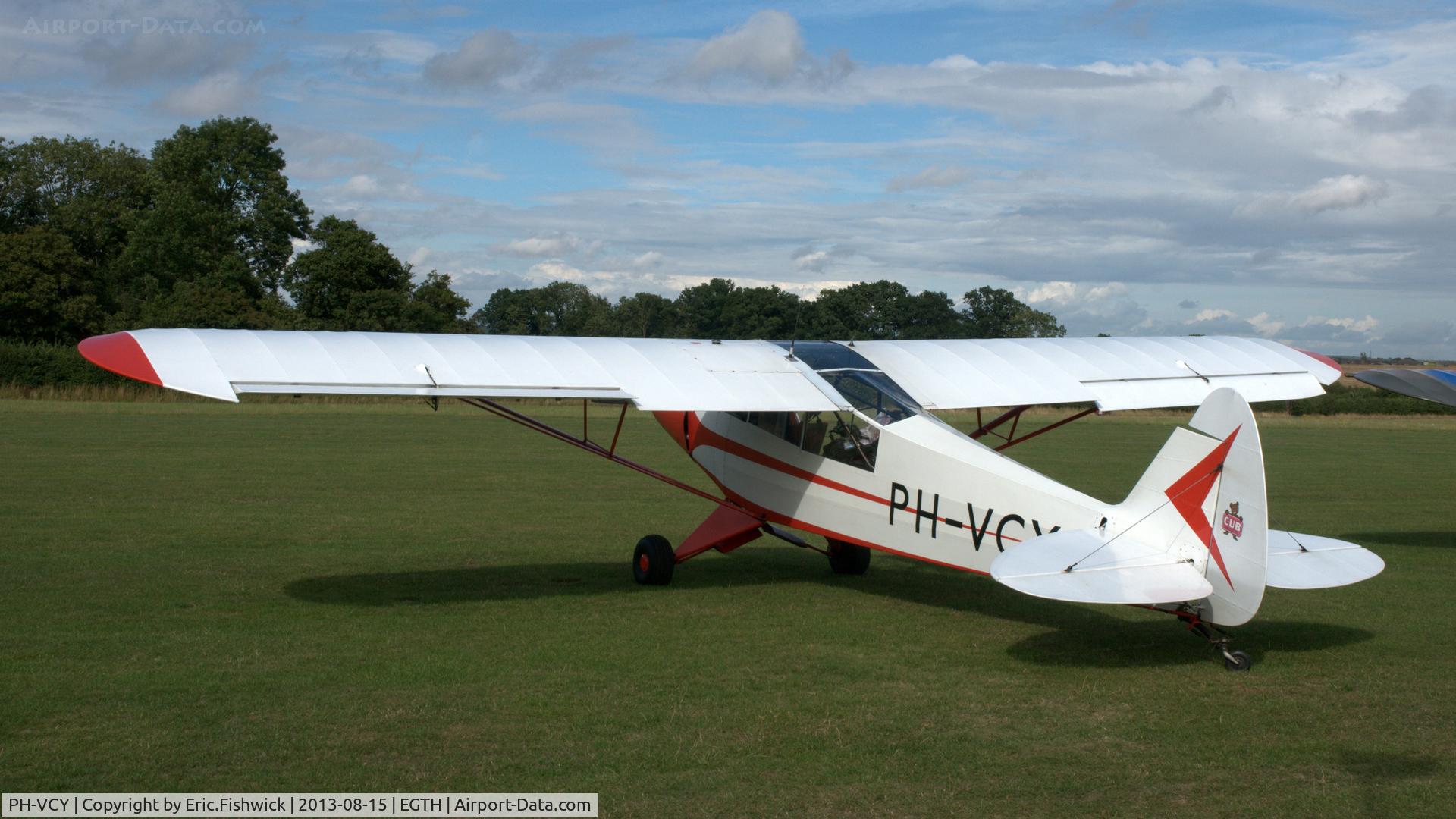 PH-VCY, 1954 Piper L-21B Super Cub (PA-18-135) C/N 18-3601, 1. PH-VCY visiting Shuttleworth (Old Warden) Aerodrome.