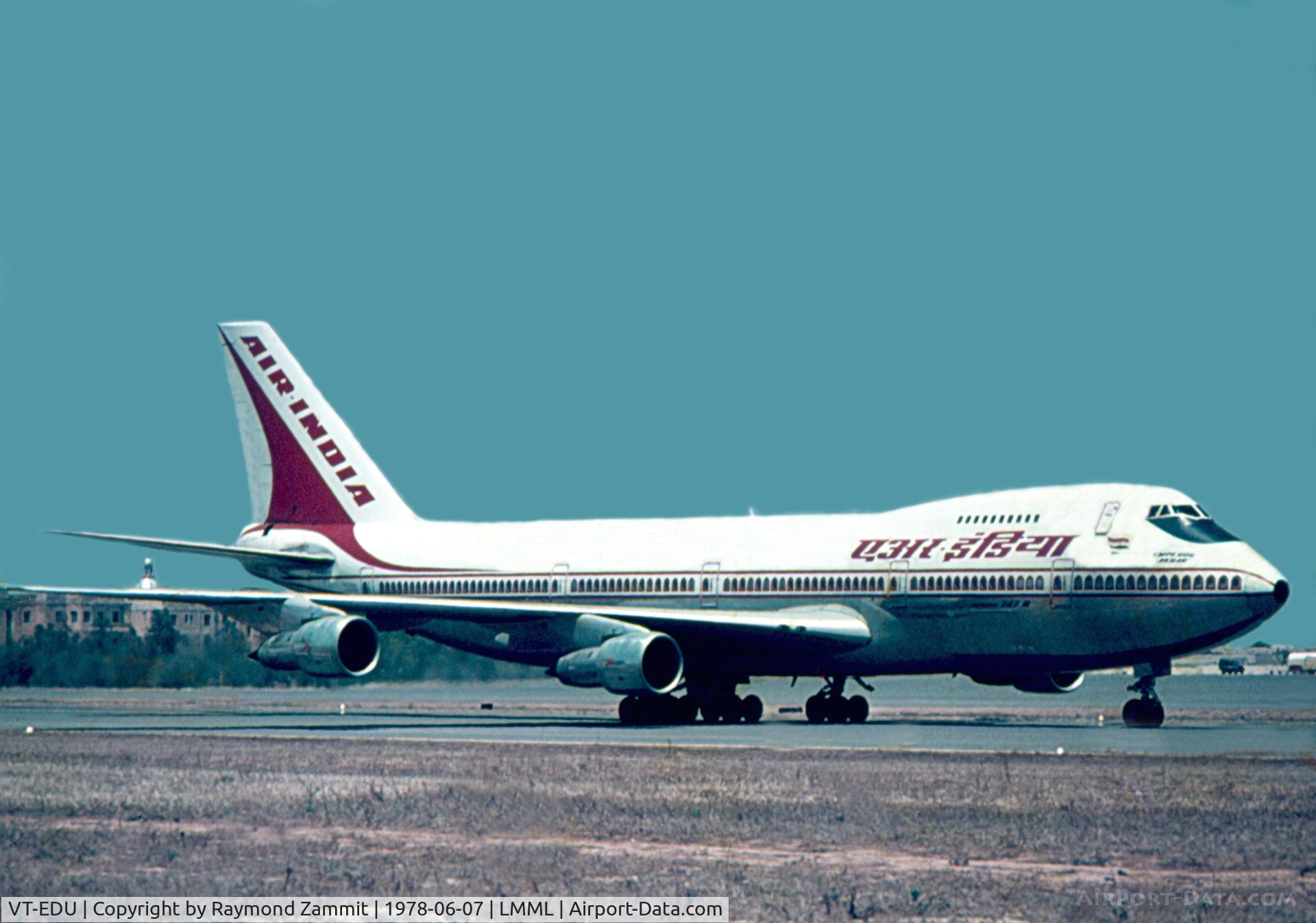 VT-EDU, 1975 Boeing 747-237B C/N 21182, B747 VT-EDU Air India.