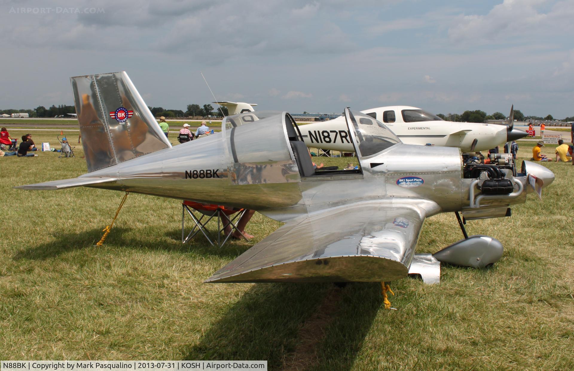 N88BK, 2002 BK Flyers BK1.3 C/N 3480-P, Hummel Bird