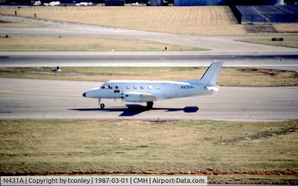 N431A, 1980 Embraer EMB-110P1 Bandeirante C/N 110263, Embraer EMB-110P1 N431A c/n 110263 Deregistered 1988-11-18 @ Port Columbus (CMH) Mar 87