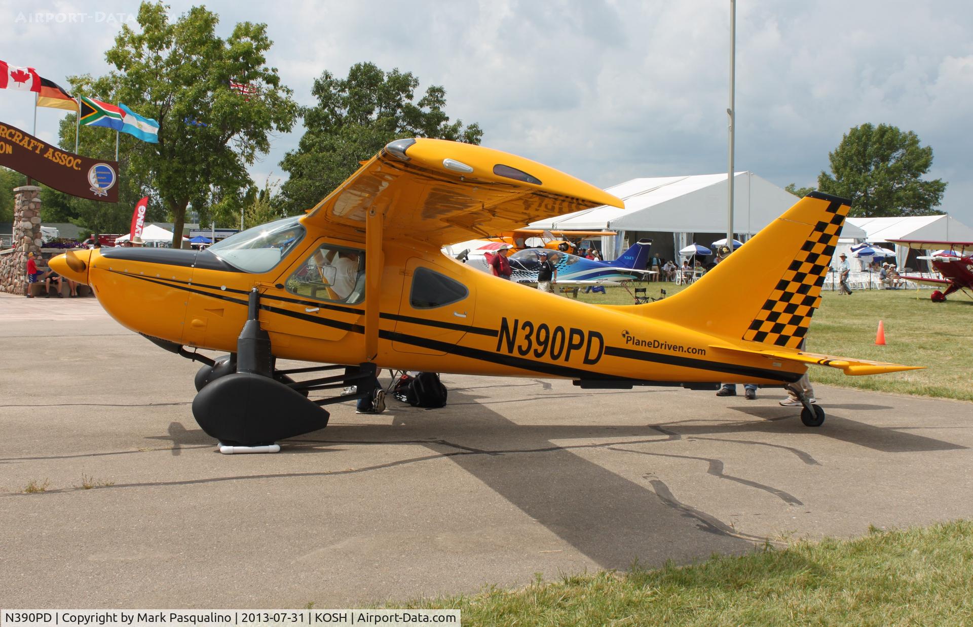 N390PD, Glasair GS-2 Sportsman C/N 7321, Sportsman GS-2