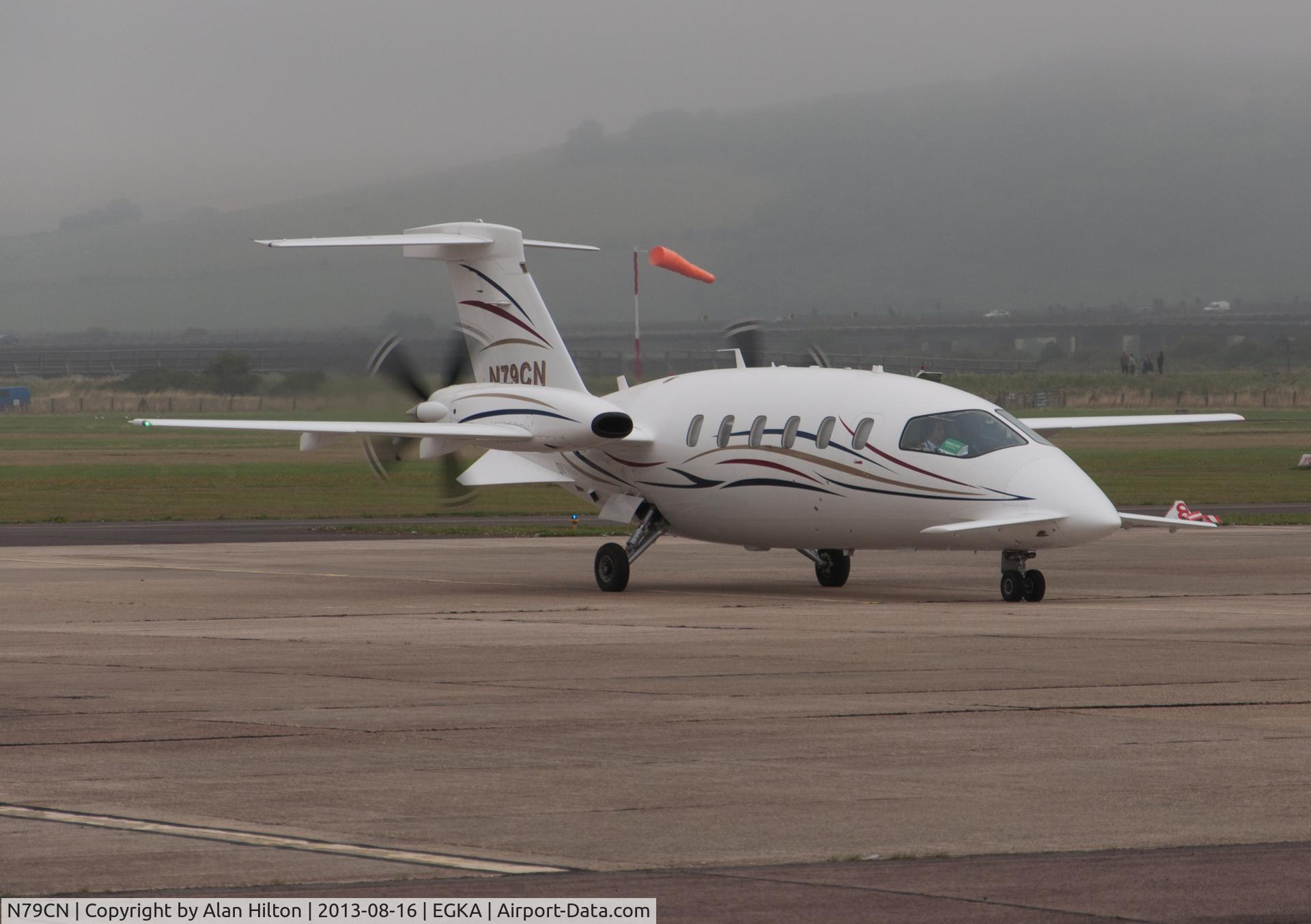 N79CN, 2003 Piaggio P-180 Avanti C/N 1061, Arrived at Shoreham 16 August 2013. Attempted late base leg to 020 but had to go around.