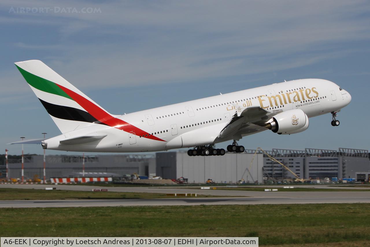A6-EEK, 2013 Airbus A380-861 C/N 132, Test Reg F-WWSF