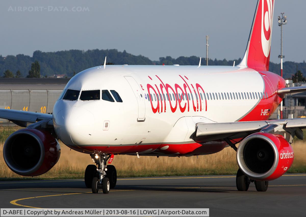 D-ABFE, 2010 Airbus A320-214 C/N 4269, For Dash 8-400 from TXL.