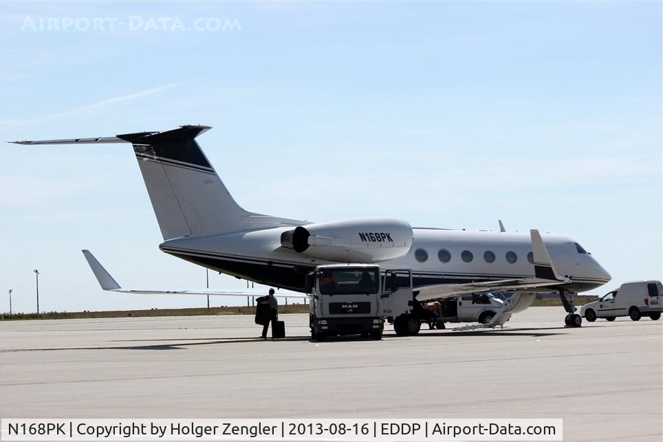 N168PK, 1988 Gulfstream Aerospace G-IV C/N 1053, Aircraft has just arrived on GAT.....