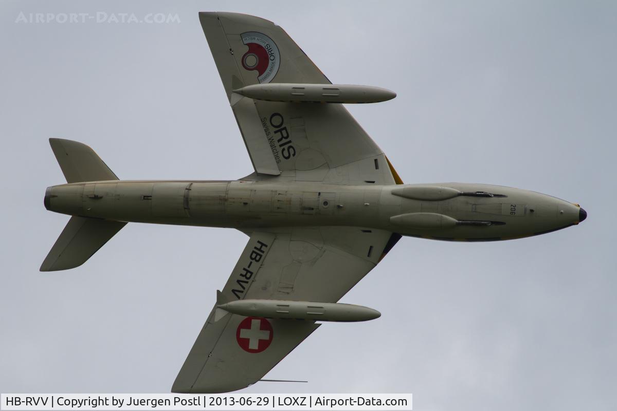 HB-RVV, 1968 Hawker Hunter T.68 C/N 41H-670841, 1968 Hawker Hunter T.68