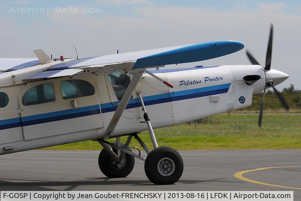 F-GOSP, 1969 Pilatus PC-6/B2-H4 Turbo Porter C/N 699, ALTITUDE NORD SARL
