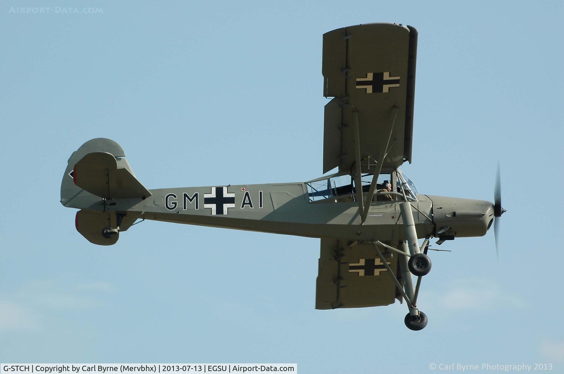 G-STCH, 1942 Fieseler Fi-156A-1 Storch C/N 2088, Flying as part of the 