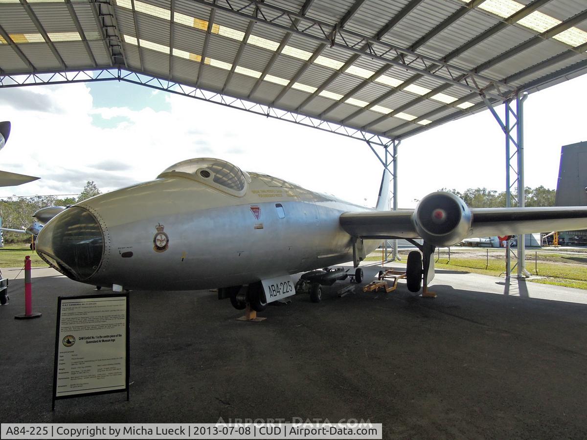 A84-225, 1955 English Electric Canberra B.20 C/N 25, At the Queensland Air Museum, Caloundra