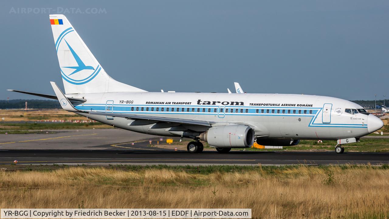 YR-BGG, 2001 Boeing 737-78J C/N 28442, line up for departure