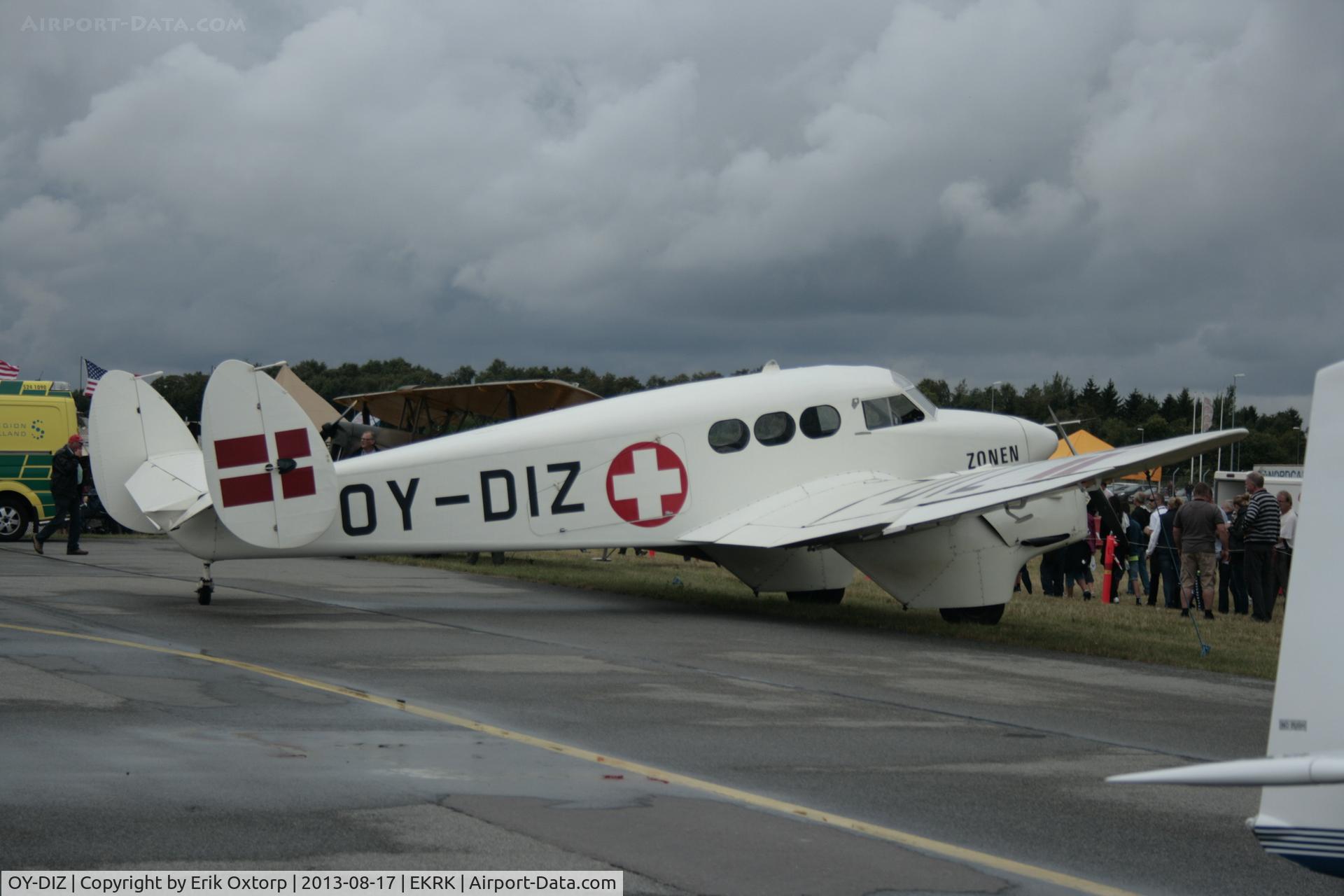 OY-DIZ, 1944 SAI KZ IV C/N 43, OY-DIZ at the Roskilde Airshow 2013