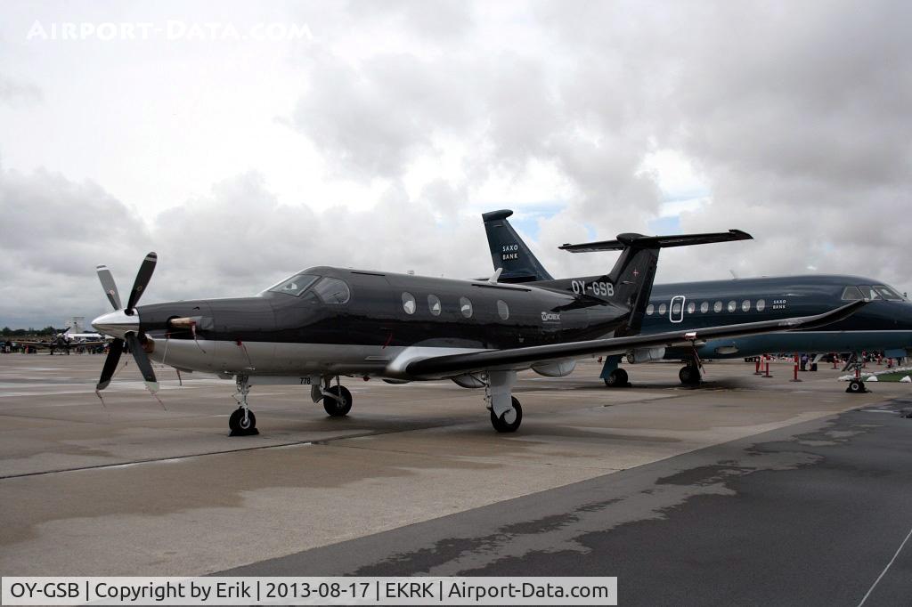 OY-GSB, 2006 Pilatus PC-12/47 C/N 778, OY-GSB at the Roskilde Airshow