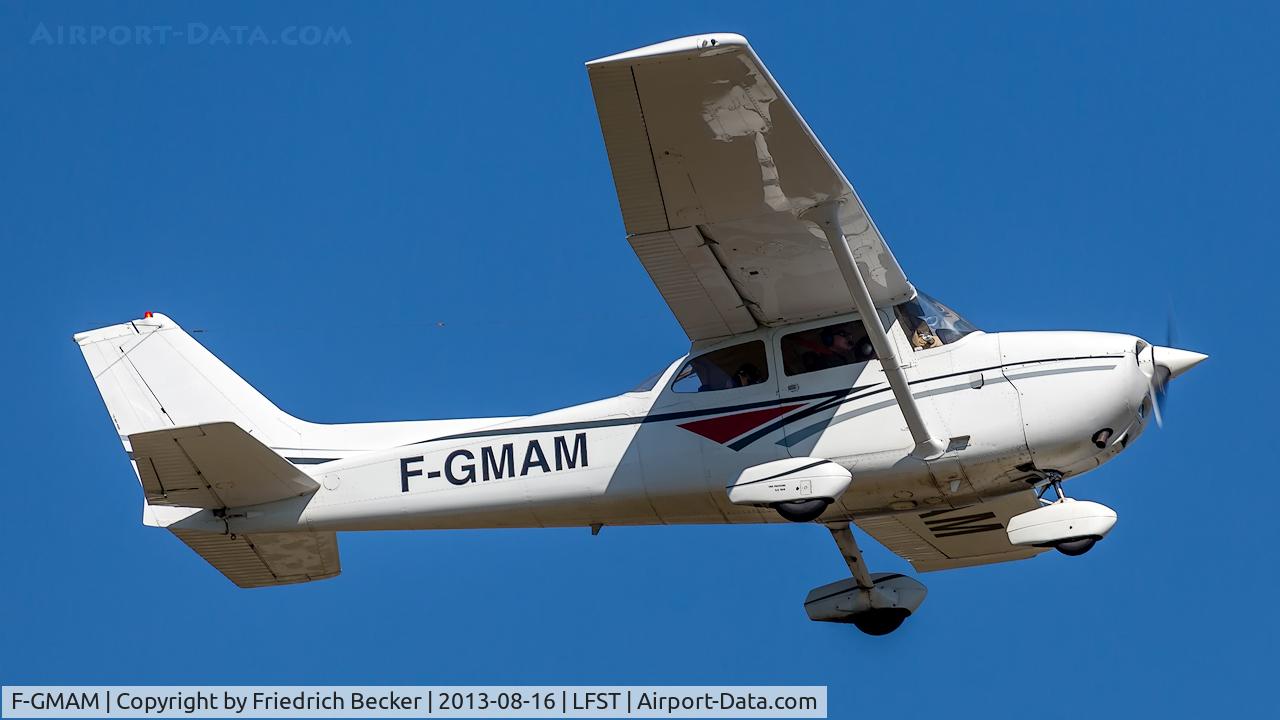 F-GMAM, 1979 Reims F172N Skyhawk C/N 1814, departure from Strasbourg