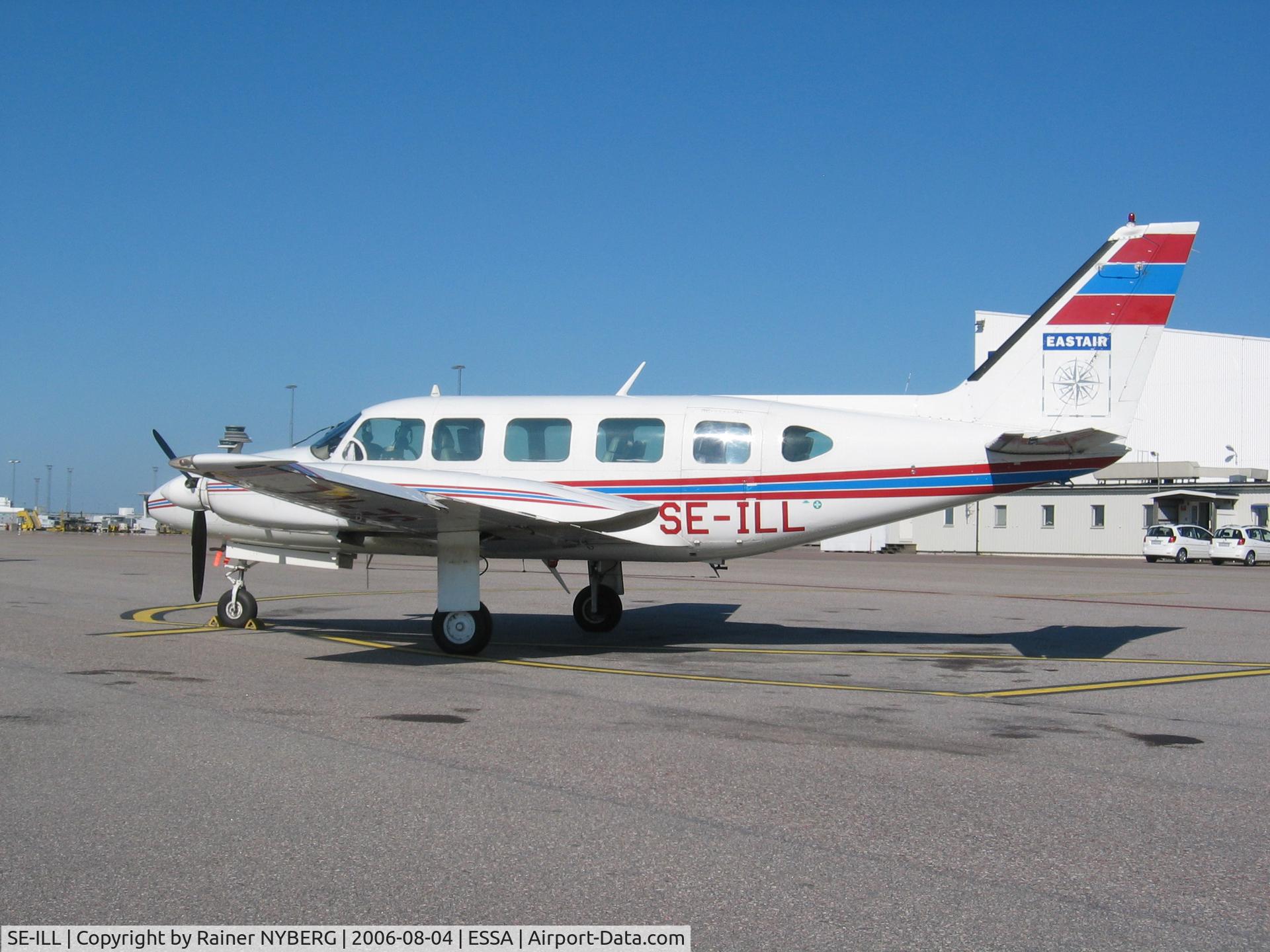 SE-ILL, 1973 Piper PA-31-350 Navajo Chieftain Chieftain C/N 31-7305117, SE-ILL @ ARN