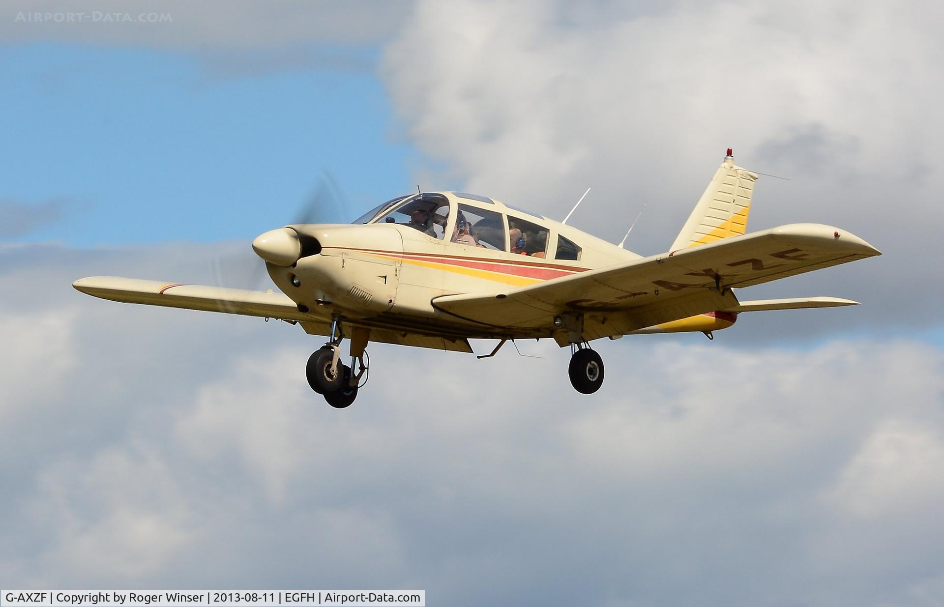 G-AXZF, 1970 Piper PA-28-180 Cherokee E C/N 28-5688, Resident Piper Cherokee operated by Cambrian Flying Club.