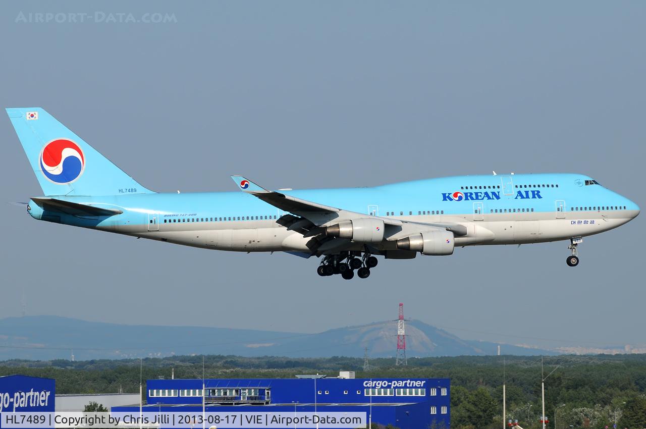 HL7489, 1993 Boeing 747-4B5 C/N 27072, Korean Air