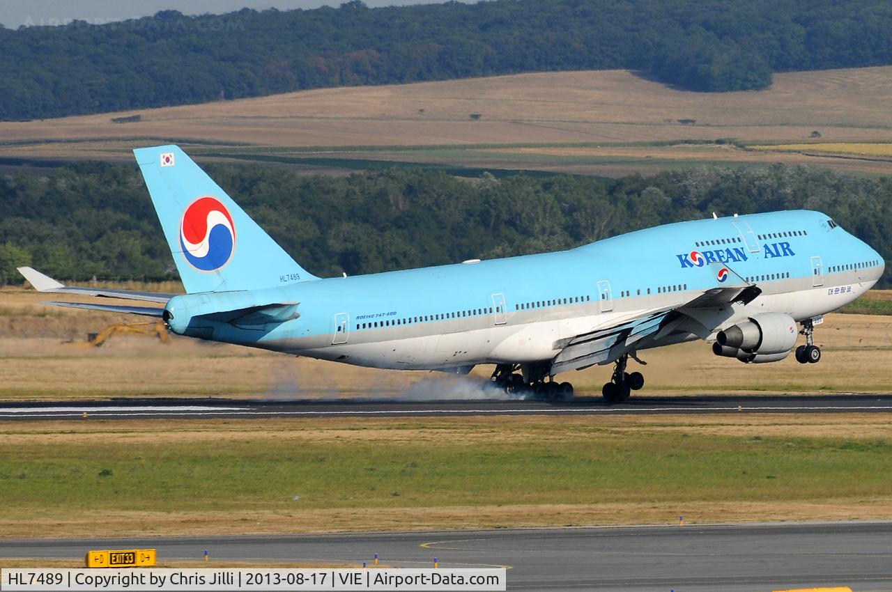 HL7489, 1993 Boeing 747-4B5 C/N 27072, Korean Air