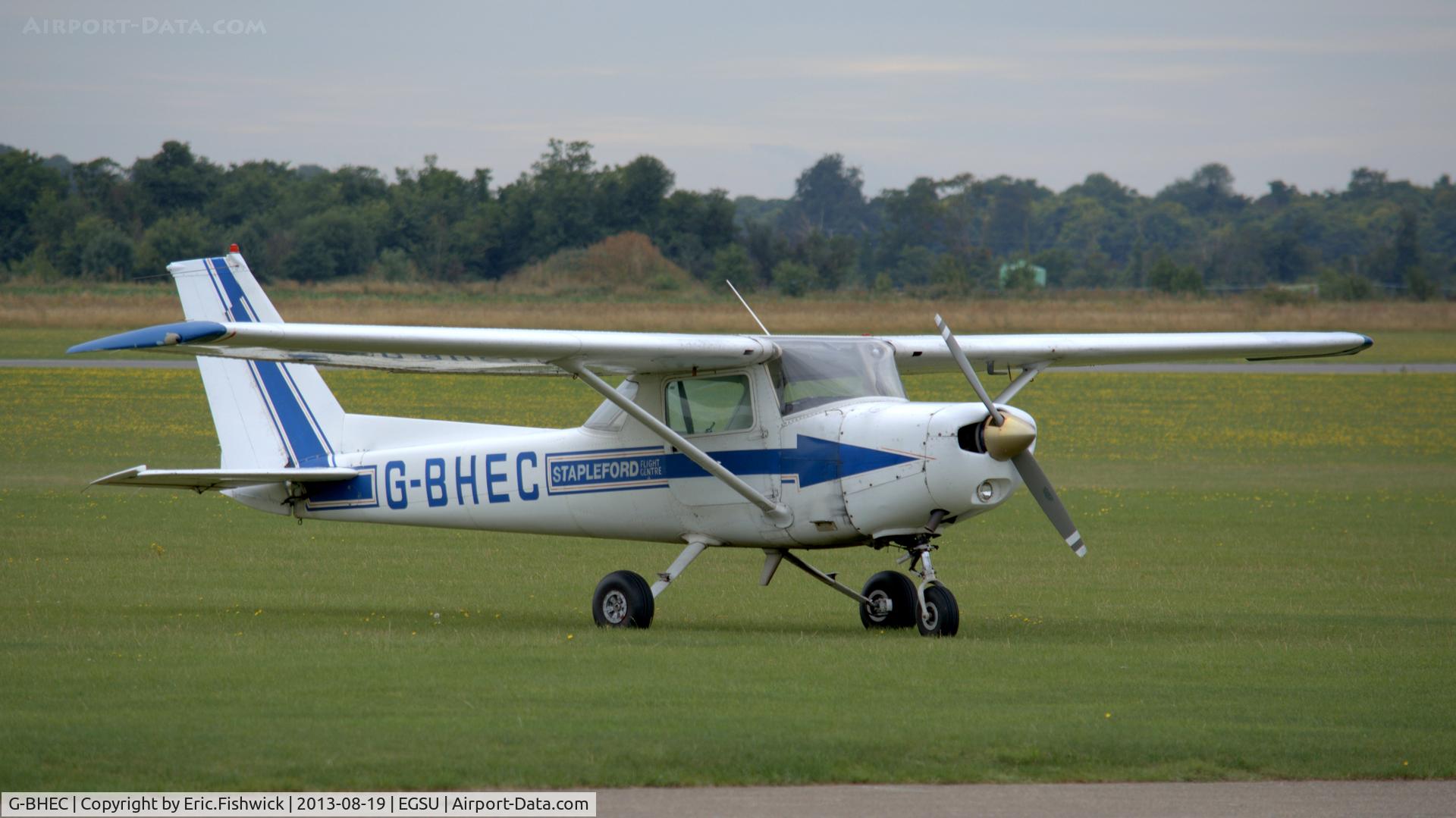 G-BHEC, 1979 Reims F152 C/N 1676, 3. G-BHEC at Duxford Airfield.