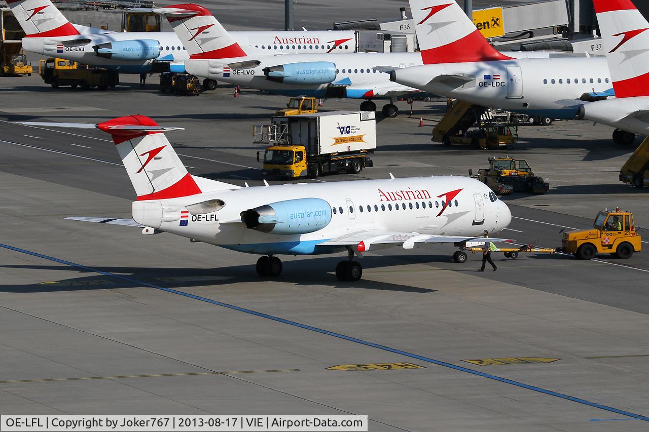 OE-LFL, 1995 Fokker 70 (F-28-0070) C/N 11573, Austrian Airlines