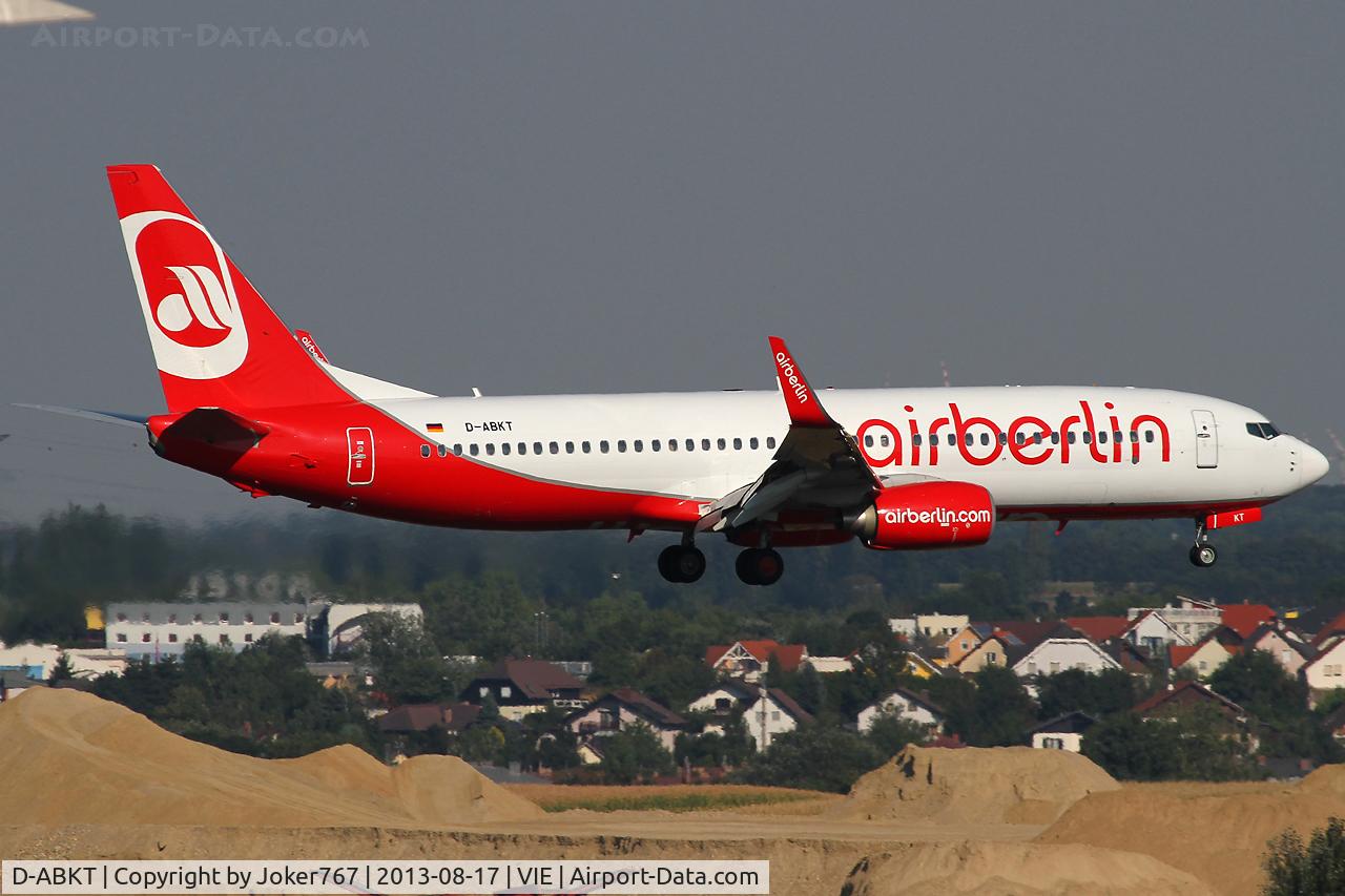 D-ABKT, 2011 Boeing 737-86J C/N 36881, Air Berlin