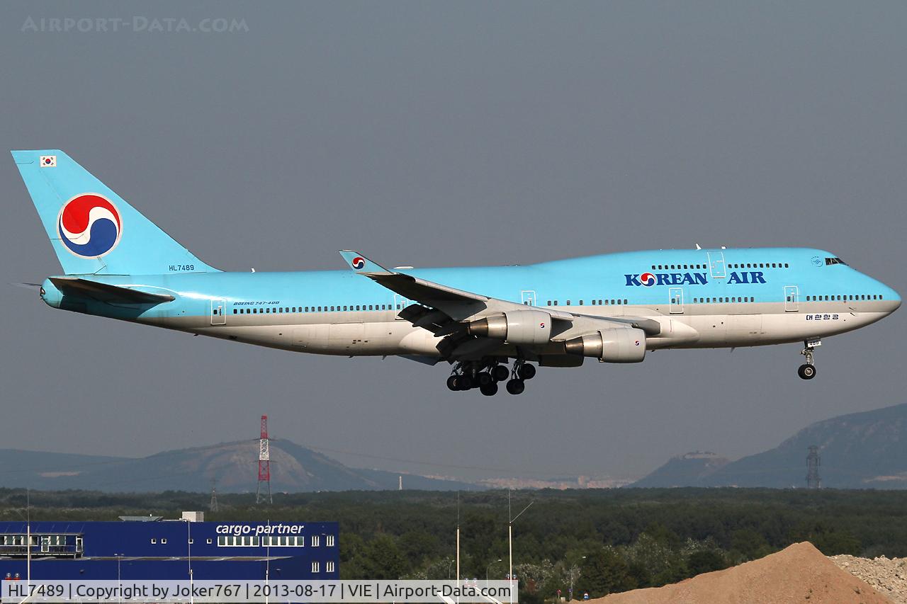 HL7489, 1993 Boeing 747-4B5 C/N 27072, Korean Air