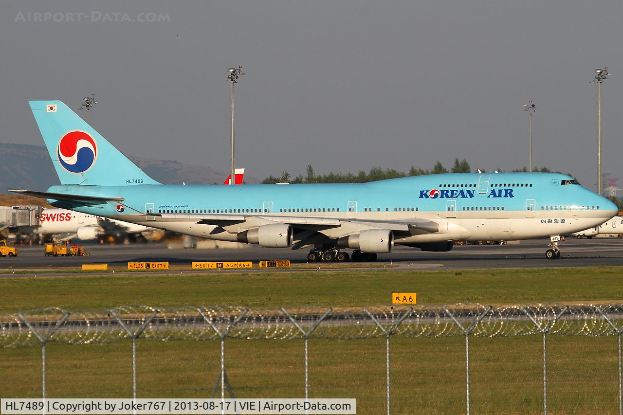 HL7489, 1993 Boeing 747-4B5 C/N 27072, Korean Air