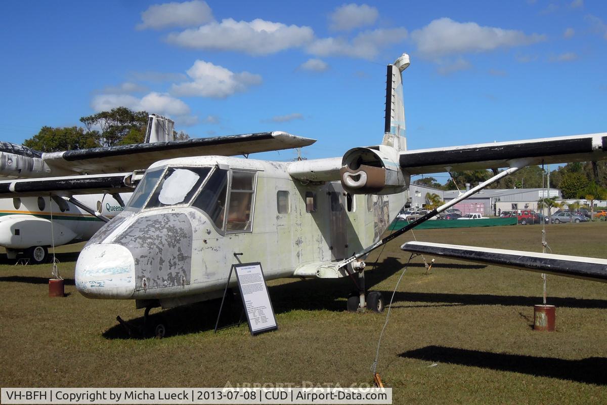 VH-BFH, 1976 GAF N22B Nomad C/N N22B-35, At the Queensland Air Museum, Caloundra