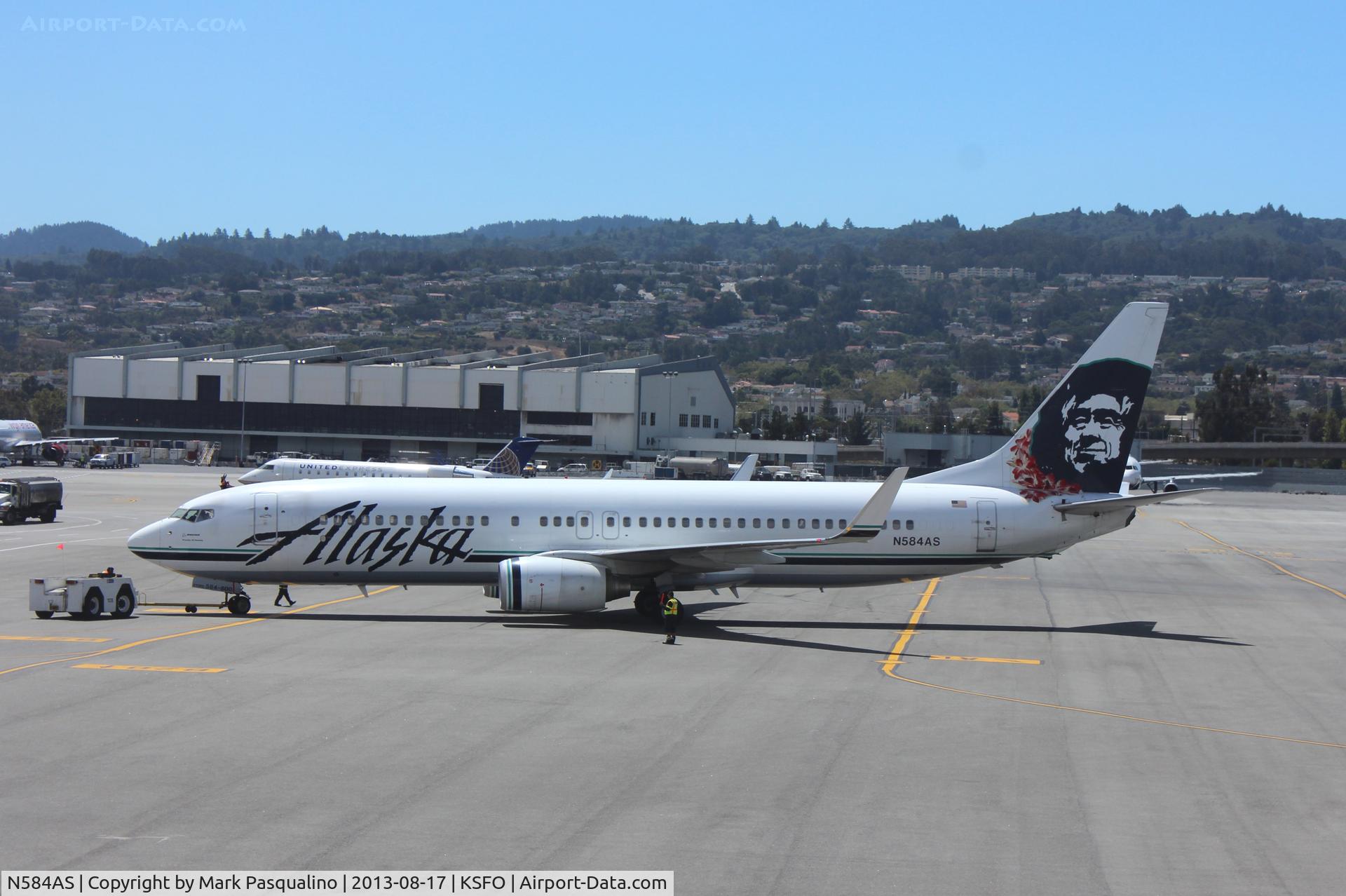 N584AS, 2007 Boeing 737-890 C/N 35682, Boeing 737-800