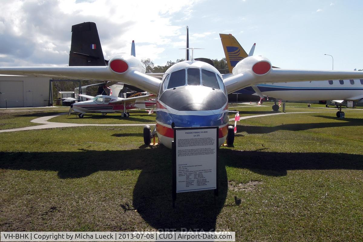VH-BHK, 1960 Piaggio P-166AL-1 C/N 370, At the Queensland Air Museum, Caloundra
