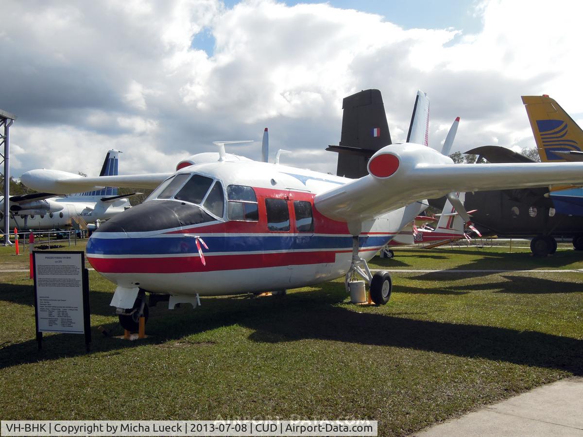 VH-BHK, 1960 Piaggio P-166AL-1 C/N 370, At the Queensland Air Museum, Caloundra