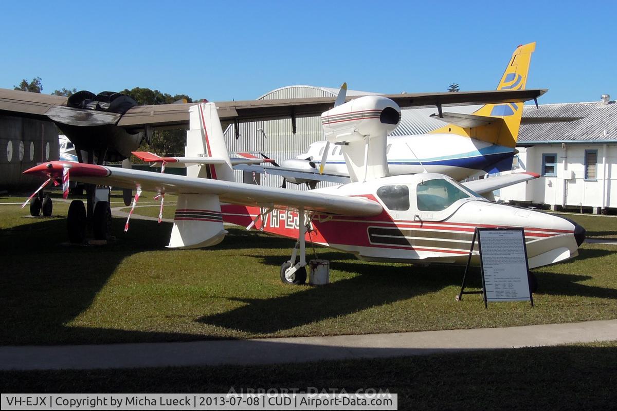 VH-EJX, 1974 Lake LA-4-200 Buccaneer C/N 596, At the Queensland Air Museum, Caloundra