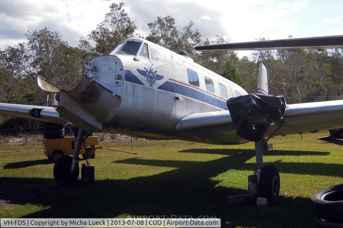 VH-FDS, 1951 De Havilland Australia DHA-3 Drover MkI C/N DHA5007, At the Queensland Air Museum, Caloundra