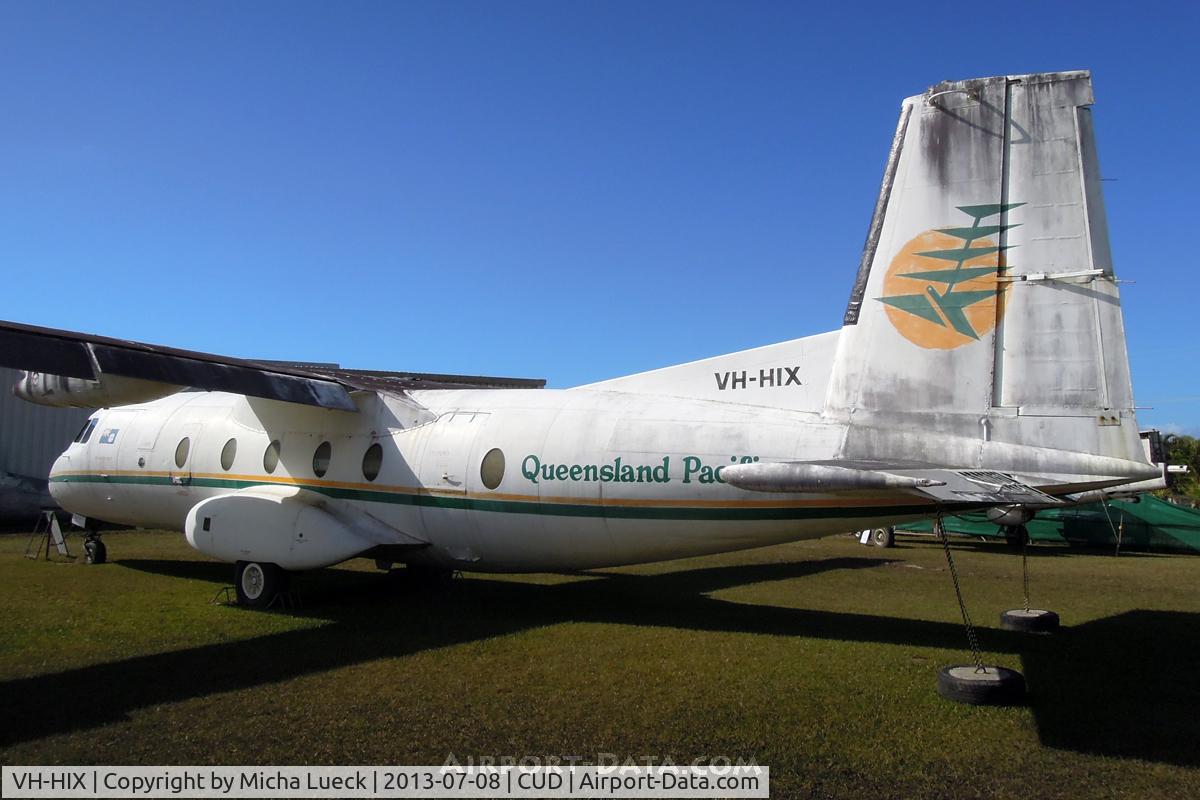 VH-HIX, 1967 Nord 262A C/N 42, At the Queensland Air Museum, Caloundra