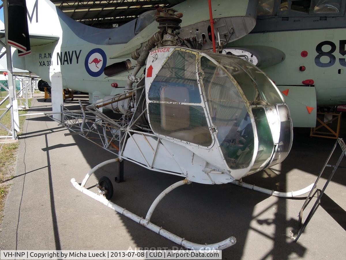 VH-INP, Sud-Ouest SO.1221S Djinn C/N 1005/FR23, At the Queensland Air Museum, Caloundra