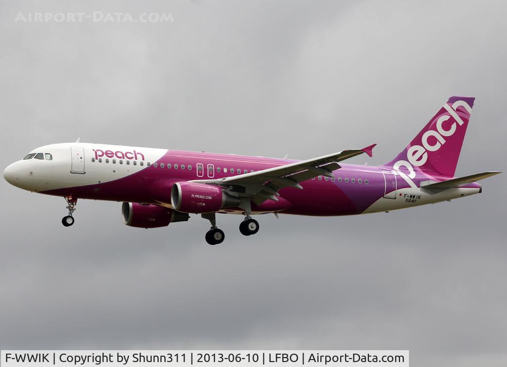 F-WWIK, 2013 Airbus A320-214 C/N 5640, C/n 5640 - To be JA809P