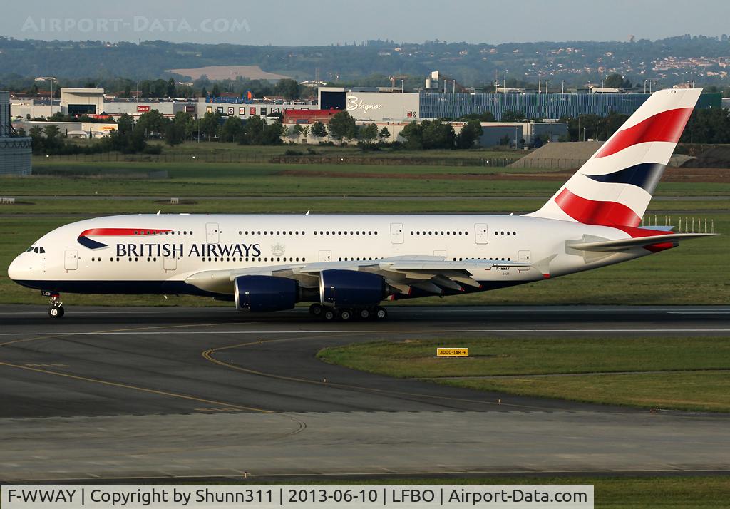 F-WWAY, 2013 Airbus A380-841 C/N 121, C/n 0121 - To be G-XLEB
