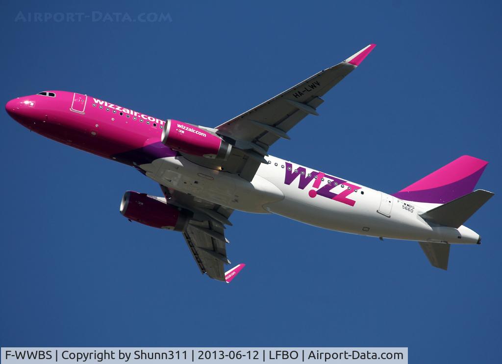 F-WWBS, 2013 Airbus A320-232 C/N 5660, C/n 5660 - To be HA-LWV