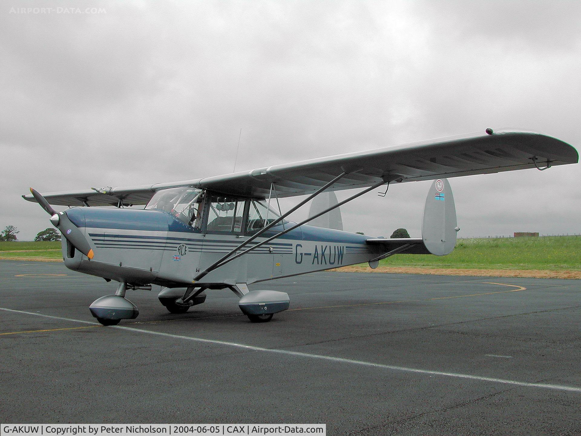 G-AKUW, 1948 Chrislea CH-3 Super Ace 2 C/N 105, This Super Ace 2 visited Carlisle in the Summer of 2004.
