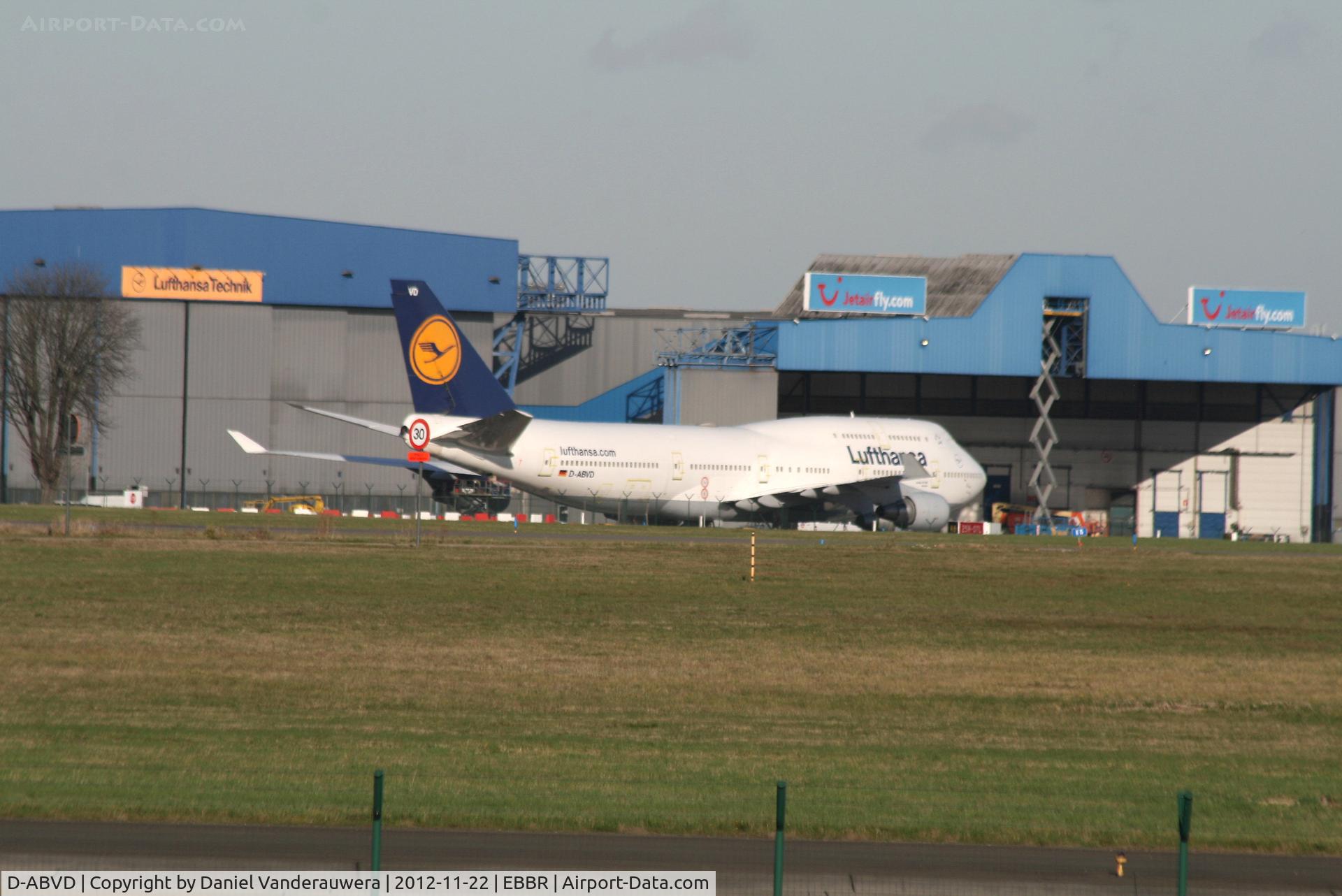 D-ABVD, 1990 Boeing 747-430 C/N 24740, Parked on Lufthansa Technic apron